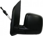 Peugeot Bipper Van [08 on] Complete Cable Adjust Wing Mirror Unit - Black